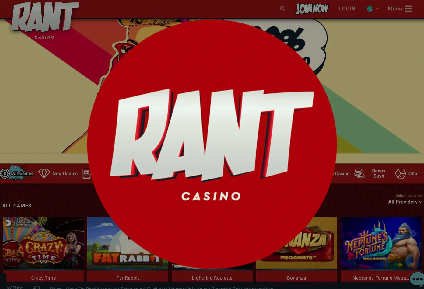 Rant casino Affiliate-Landing-Preview